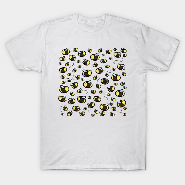 Bees Bees Bees T-Shirt by jastinamor